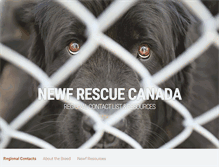 Tablet Screenshot of newfrescue.ca